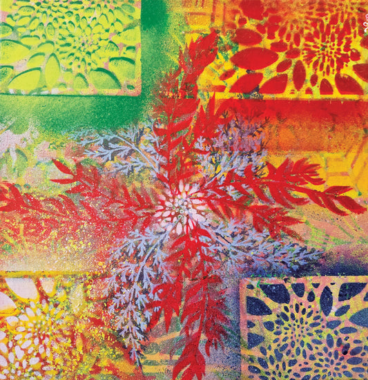 Funky Flora 12 x 12